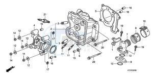 PES125R9 France - (F / CMF STC 2F) drawing CYLINDER HEAD