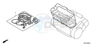 CB600FA France - (F / CMF) drawing GASKET KIT A