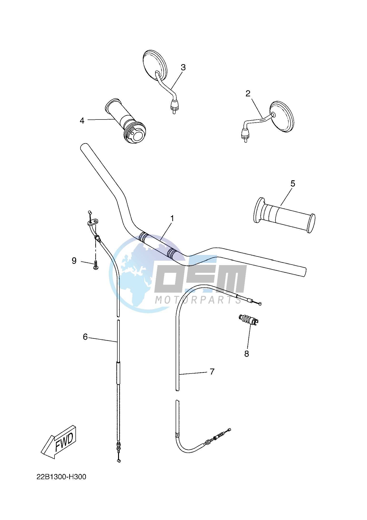 STEERING HANDLE & CABLE