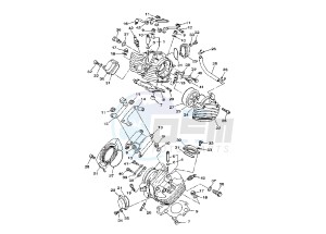 XVS A DRAG STAR CLASSIC 650 drawing CYLINDER HEAD