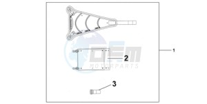 CBR1000RRA UK - (E / MKH) drawing TANK BAG