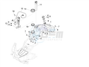 GTV 300HPE SEI GIORNI IE E4 ABS (NAFTA) drawing Fuel tank