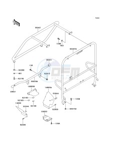 KAF 620 B [MULE 2520 TURF] (B1-B5) [MULE 2520 TURF] drawing GUARDS_CAB FRAME