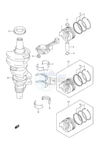 DF 25 drawing Crankshaft