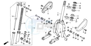 NH80MD drawing FRONT FORK