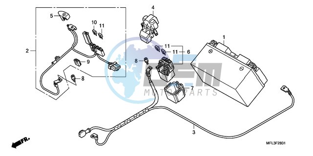 BATTERY (CBR1000RA)