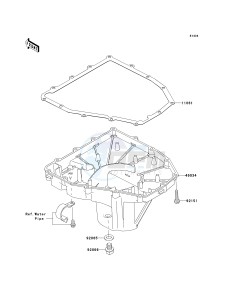 ZX 636 C [NINJA ZX-6R] (C1) C1 drawing OIL PAN