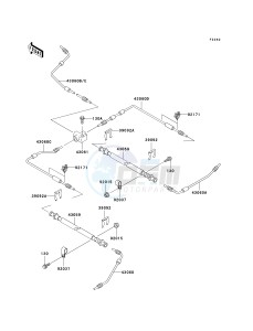 KAF 620 G [MULE 3000] (G6F-G8F) G8F drawing BRAKE PIPING