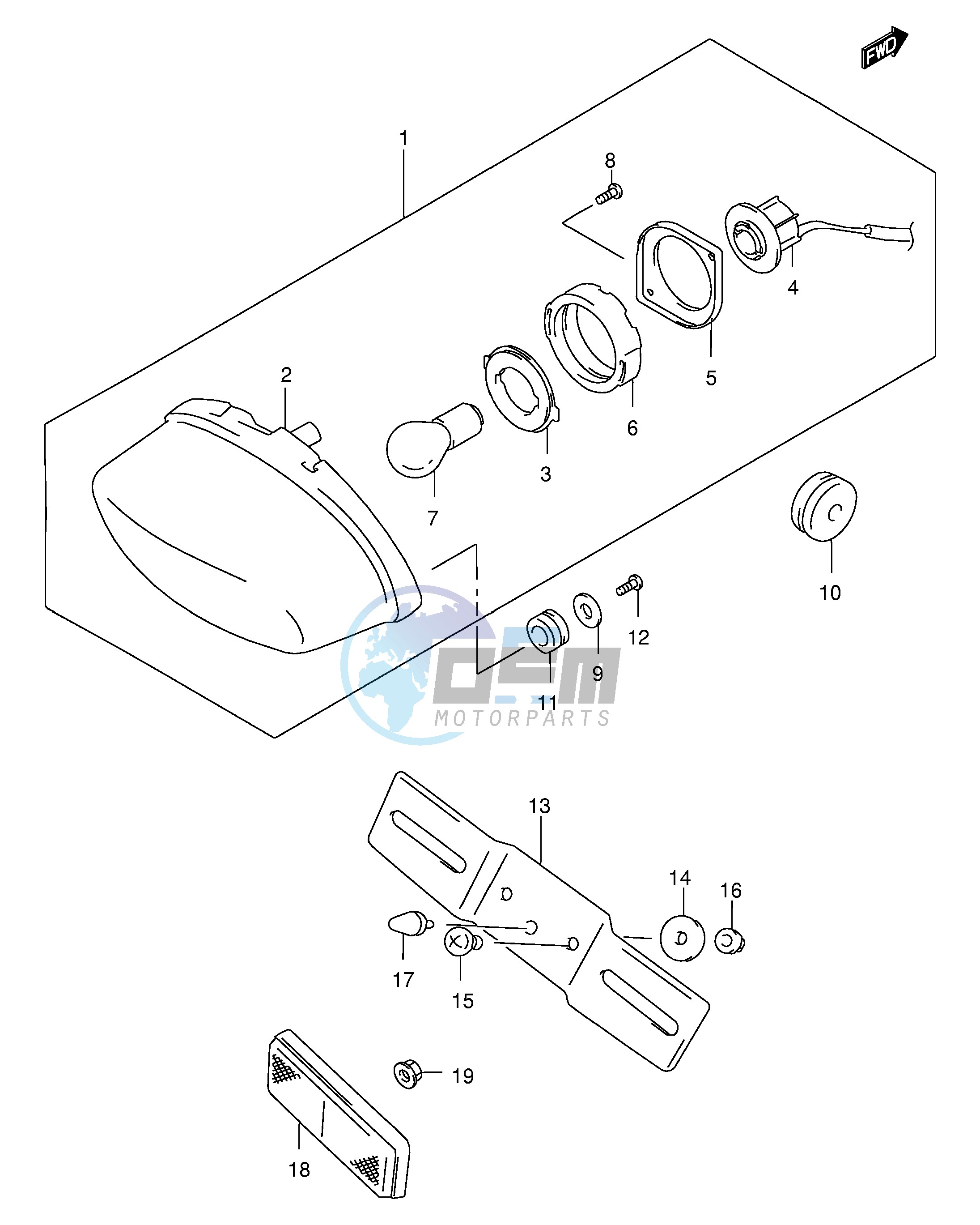 REAR COMBINATION LAMP