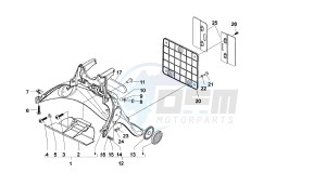 BOULEVARD - 150 CC 4T E3 drawing MUDGUARD FLAP