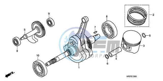 CRANKSHAFT/PISTON