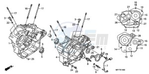 XL700VA9 UK - (E / ABS MKH SPC) drawing CRANKCASE