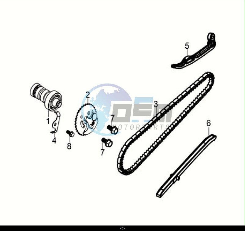 CAM SHAFT-CYL. HEAD L. SIDE COVER