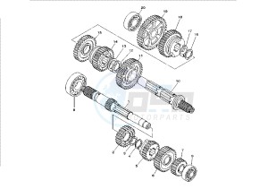 XVS A DRAG STAR CLASSIC 650 drawing TRANSMISSION