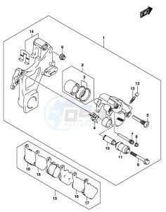 GSX-S1000 A drawing REAR CALIPER