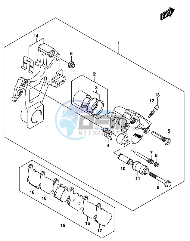 REAR CALIPER