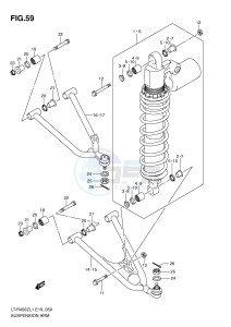 LT-R450 (E19) drawing SUSPENSION ARM (LT-R450ZL1 E19)