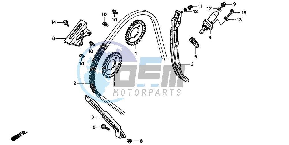 CAM CHAIN/TENSIONER