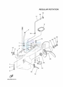 F200CETX drawing PROPELLER-HOUSING-AND-TRANSMISSION-2