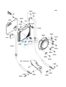 KVF360 4x4 KVF360A6F EU GB drawing Oil Cooler