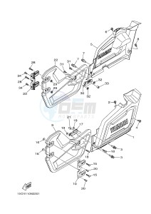 YXM700E YXM700PE MP 700 EPS (1XPC) drawing SIDE COVER