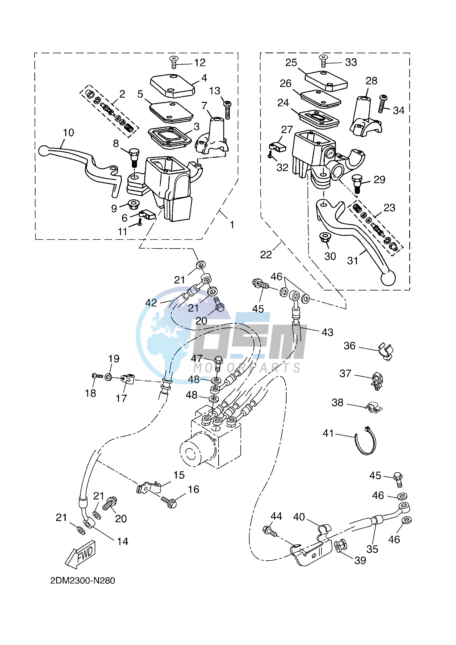 FRONT MASTER CYLINDER