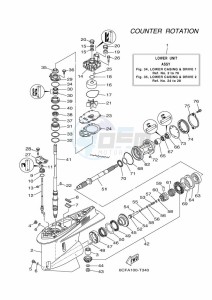 LF250CA drawing PROPELLER-HOUSING-AND-TRANSMISSION-1