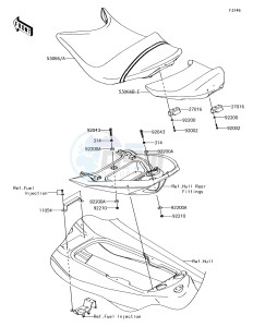 JET_SKI_ULTRA_310LX JT1500MFF EU drawing Seat