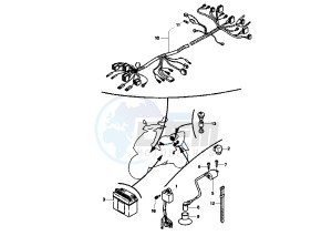 BW'S NEXT GENERATION 50 drawing WIRING HARNESS