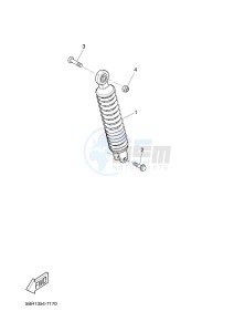 NS50 NITRO (1PH6) drawing REAR SUSPENSION