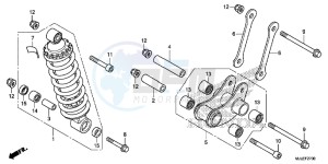 NC750SAE NC750SA ED drawing REAR CUSHION