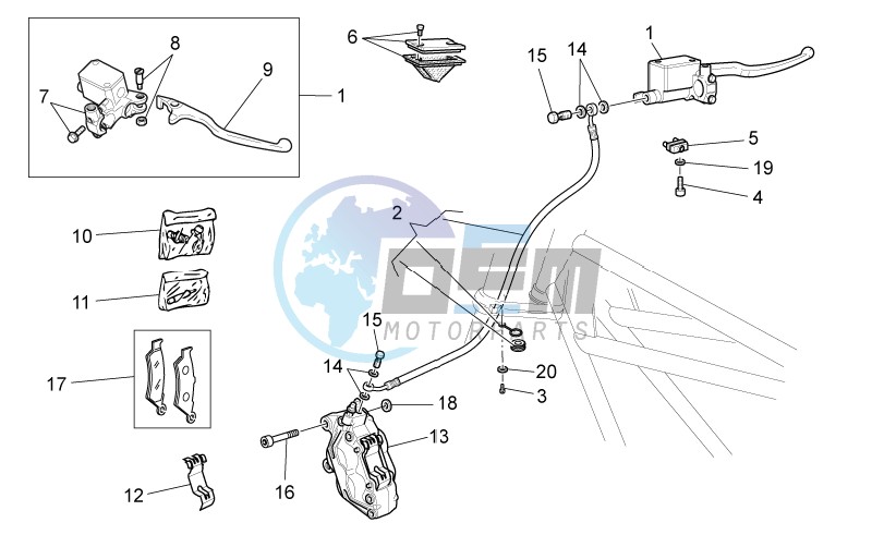 Front brake system