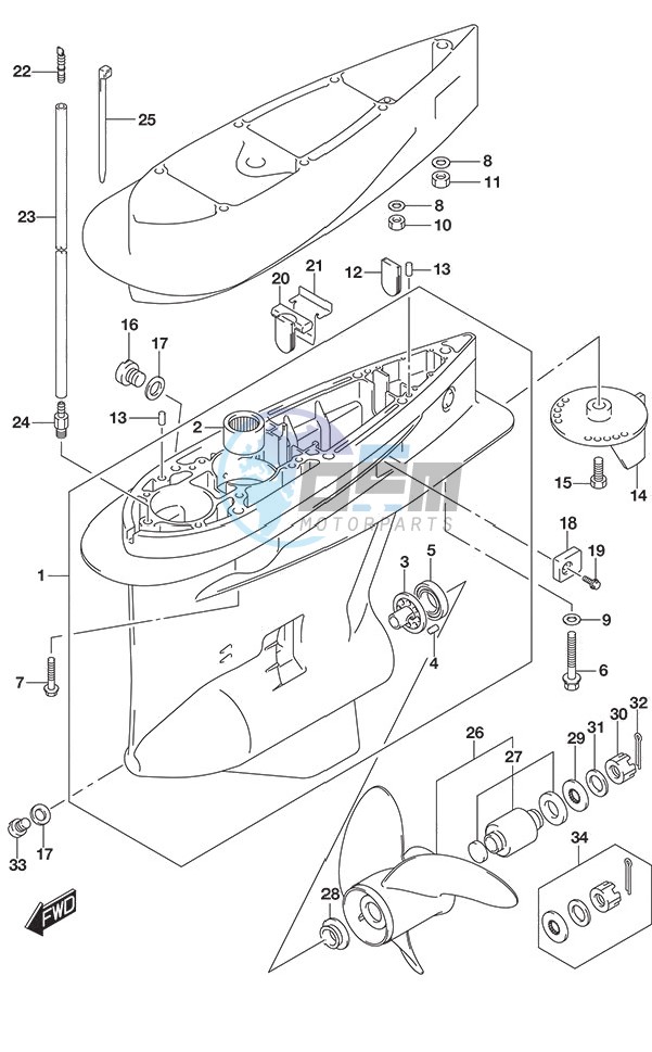 Gear Case (C/R)