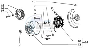 NRG 50 MC3 DT drawing Flywheel magneto