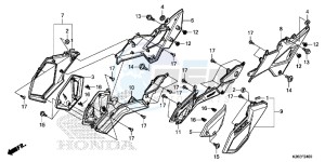 MSX125AH Europe Direct - (ED) drawing SIDE COVER