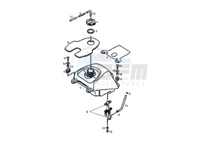 DXR QUAD - 200 cc drawing FUEL TANK