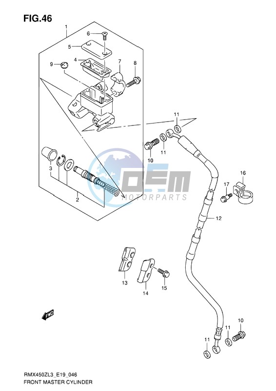 FRONT MASTER CYLINDER