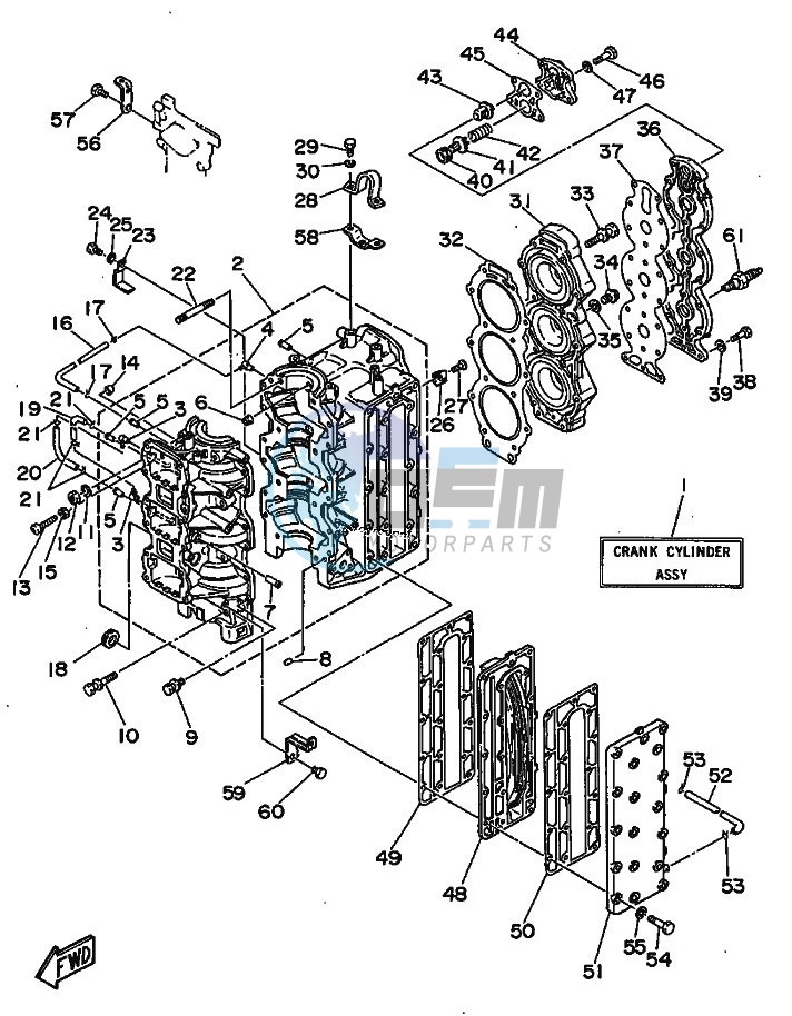 CYLINDER--CRANKCASE