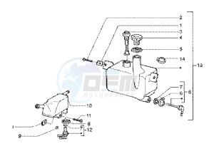 Runner 180 FXR 2t drawing Oil mix tank-degaser