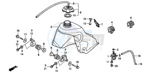 CR80R drawing FUEL TANK