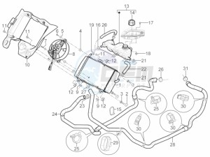 MP3 300 YOUrban ERL drawing Cooling system