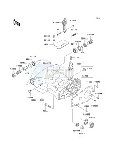 KVF 650 D ([BRUTE FORCE 650 4X4] (D6F-D9F) D8F drawing SWINGARM