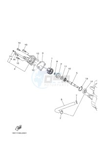 YFM300 RAPTOR 300 (1SC1) drawing WATER PUMP