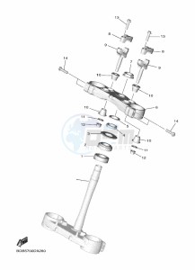 WR450F (BDBC) drawing STEERING