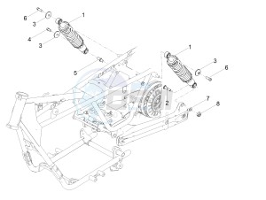 V7 III Stone 750 e4 (NAFTA) drawing Shock absorber