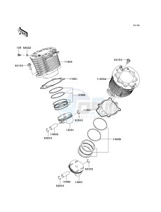 VN 2000 F [VULCAN 2000 CLASSIC LT] (6F-7F) F7F drawing CYLINDER_PISTON-- S- -