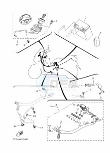 CZD300-A XMAX 300 (BBA4) drawing FRAME