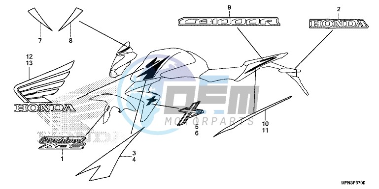 MARK (CB1000RD/ 1000RAD)