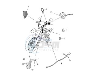 WR F 450 drawing ELECTRICAL DEVICES EURO KIT