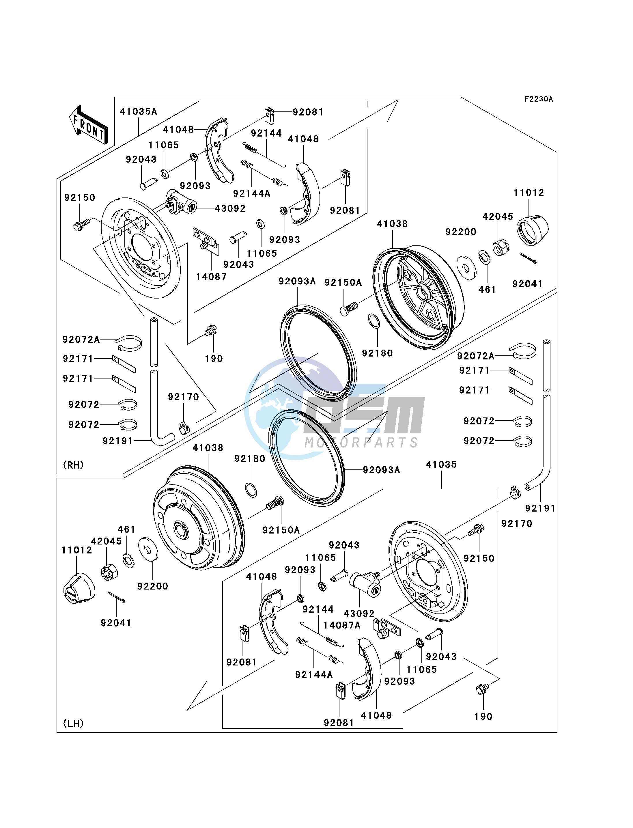 FRONT HUBS_BRAKES-- J7F_J8F- -